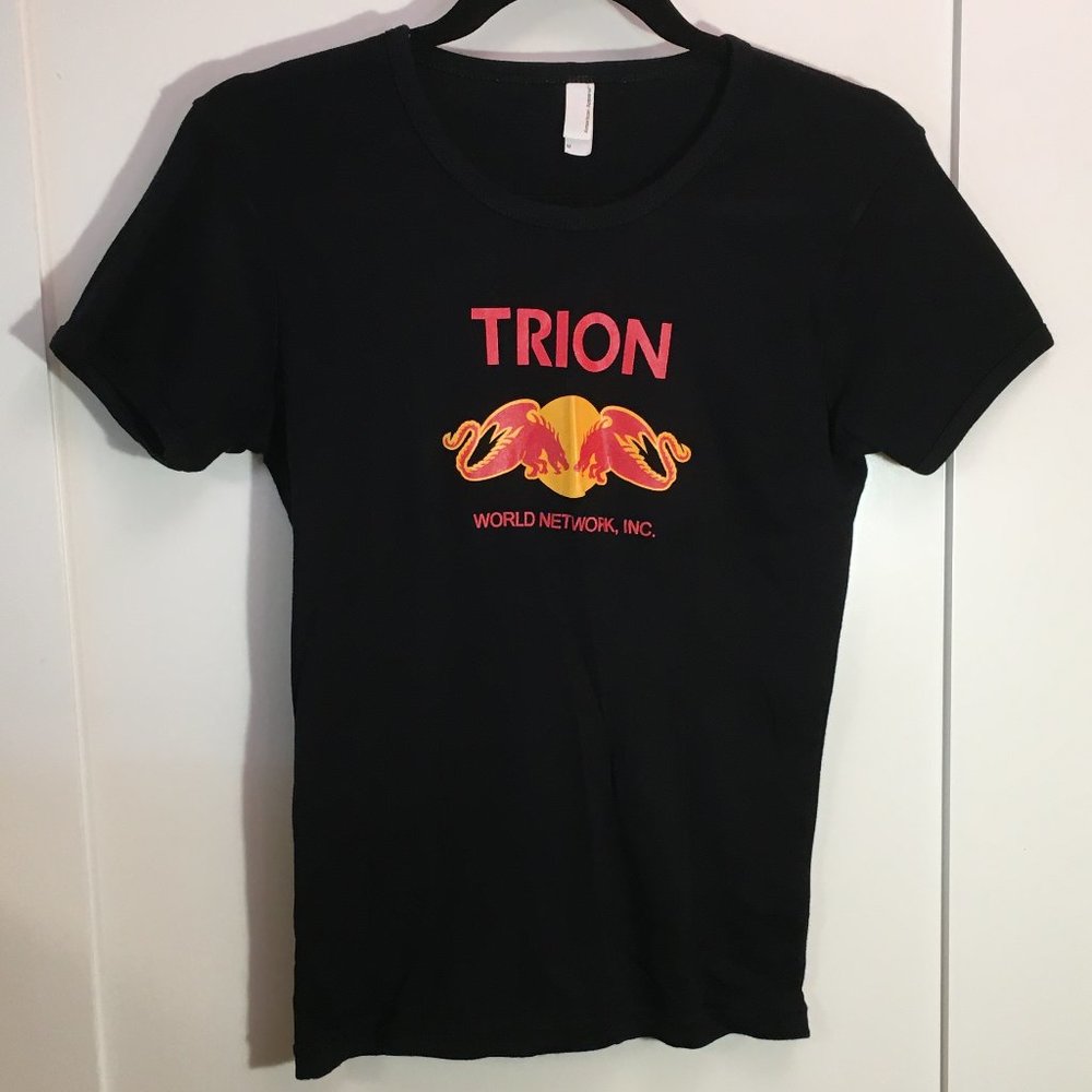 New Trion World Network Video Game in-house employee t-shirt Size M